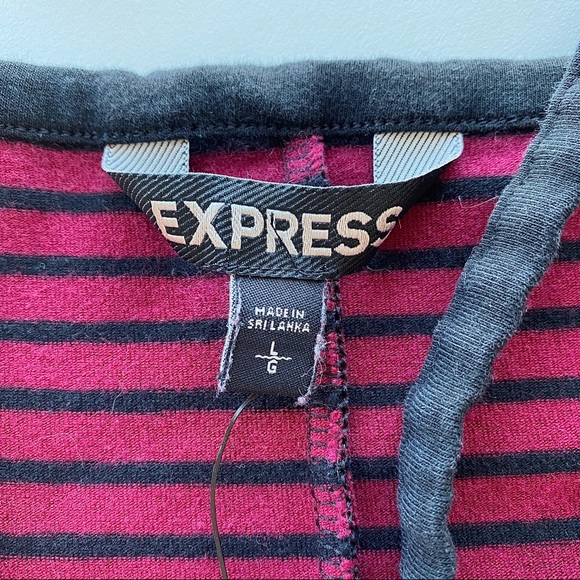 EXPRESS STRIPED BODYCON DRESS - Picture 5 of 6